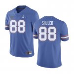 Men's Florida Gators #88 Adam Shuler NCAA Jordan Brand Blue Authentic Stitched College Football Jersey IBU4462MC